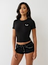 CRYSTAL BUTTERFLY BABY TEE