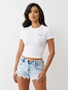 CRYSTAL BUTTERFLY BABY TEE