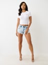 CRYSTAL BUTTERFLY BABY TEE