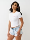 CRYSTAL BUTTERFLY BABY TEE