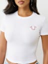 CRYSTAL BUTTERFLY BABY TEE