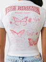 CRYSTAL BUTTERFLY BABY TEE