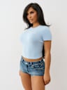 CRYSTAL BUTTERFLY BABY TEE