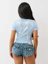 CRYSTAL BUTTERFLY BABY TEE