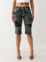 RILEY DISTRESSED SUPER T BERMUDA SHORT