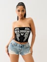 CRYSTAL WING RIBBED TUBE TOP