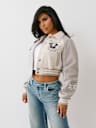 SHRUNKEN VARSITY JACKET