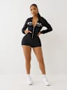FRENCH TERRY HOODIE ROMPER