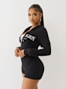FRENCH TERRY HOODIE ROMPER