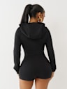 FRENCH TERRY HOODIE ROMPER