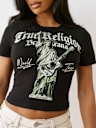 CRYSTAL LADY LIBERTY BABY TEE