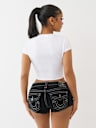  DISTRESSED CAP SLEEVE BABY TEE