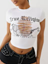  DISTRESSED CAP SLEEVE BABY TEE