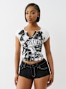 PAPARAZZI V NOTCH TEE