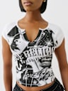 PAPARAZZI V NOTCH TEE