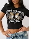 CAMISETA PEQUEÑA CON LEOPARDOS ALADOS