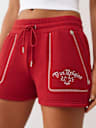 EMBROIDERED RELAXED SWEATSHORT