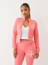 CRYSTAL TERRY TRACK JACKET
