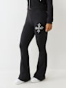 CRYSTAL TERRY BOOTCUT SWEATPANT