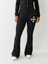 CRYSTAL TERRY BOOTCUT SWEATPANT