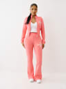 CRYSTAL TERRY BOOTCUT SWEATPANT