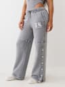 ACID WASHED SNAPAWAY SWEATPANT