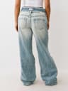 BOBBI DOUBLE WAISTBAND DISTRESSED BAGGY JEAN