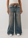 JESSIE MID RISE BIG T BAGGY JEAN