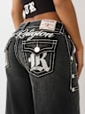 JESSIE BIG T EMBROIDERED SUPER BAGGY JEAN