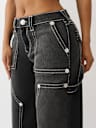 JESSIE BIG T EMBROIDERED SUPER BAGGY JEAN