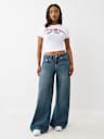 EMBROIDERED LOGO BABY TEE