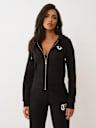 CRYSTAL LOGO ZIP HOODIE