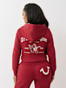 CRYSTAL LOGO ZIP HOODIE