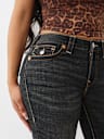 BECCA MID RISE BIG T BOOTCUT JEAN
