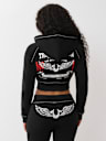 SHRUNKEN  CRYSTAL WING ZIP HOODIE