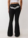 CRYSTAL WING BIG T FLARE SWEATPANT