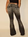 TRUE RELIGION X BELLA DOÑA CHARLIE HIGH RISE FLARED JEANS