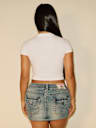 TRUE RELIGION X BELLA DOÑA CRYSTAL BABY TEE