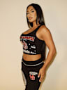 TRUE RELIGION X BELLA DOÑA CRYSTAL CROPPED TANK