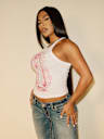 TRUE RELIGION X BELLA DOÑA CRYSTAL HALTER TOP