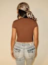 TRUE RELIGION X BELLA DOÑA CRYSTAL BUENA SUERTE BABY TEE