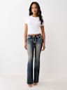 BECCA MR BOOTCUT BIG T FLAP