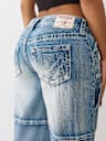 JESSIE BIG T SNAP BAGGY JEAN