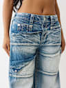 JESSIE BIG T SNAP BAGGY JEAN