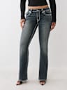 JEANS CORTE DE BOTA SUPER T BECCA DE TIRO MEDIO
