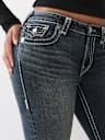 JEANS CORTE DE BOTA SUPER T BECCA DE TIRO MEDIO