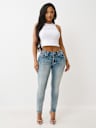 JENNIE MID RISE TRIPLE BIG T SKINNY JEAN