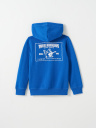 BOYS STITCH LOGO ZIP HOODIE