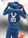 BOYS HORSESHOE LOGO ZIP HOODIE