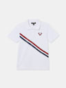 BOYS HORSESHOE STRIPED POLO SHIRT
